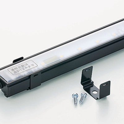 kp38-785-23-3 LED棚下照明SSコネクタータイプ用取付オプション ブラック 木棚用中間サドル用