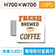 三和サイン小型FF突出しサイン正方形タイプFT707-LEDFTS0707-LLT-KD(ノックダウン)※専用足付(受注生産品)の商品画像